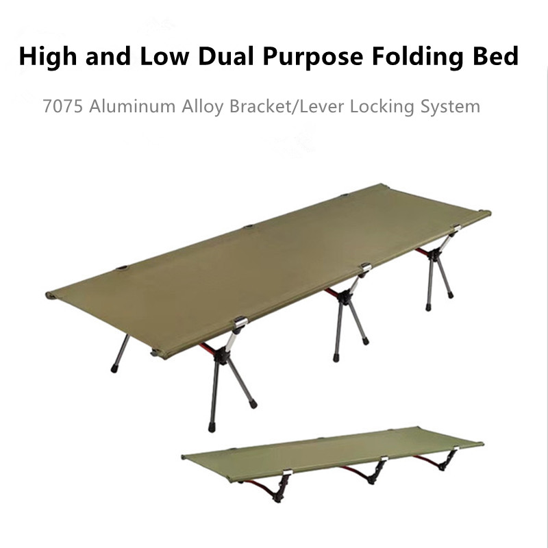 Tempat Tidur Kamp Lipat Aluminium