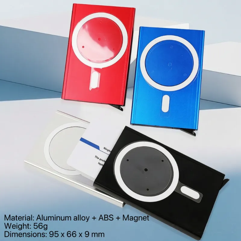 Tempat Kartu Pop-Up Otomatis Aluminium Magnetik